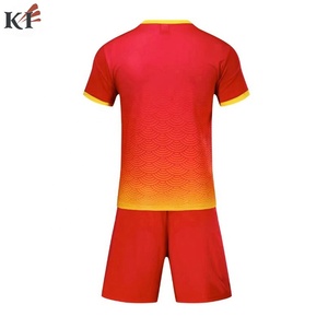 Servicio OEM Uniforme de Fútbol Transpirable 100% Poliéster Nuevo Diseño Precio Bajo - Product Image 3
