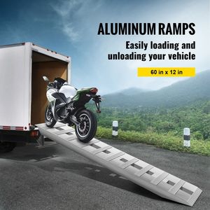 Rampe di Carico in Alluminio 60FT X 12FT, Capacità 6000LBS, con Gancio Beavertail, 1 Paio (2 Rampe Totali), Copertura Prodotto 60FT X 12FT X 2 Rampe - Product Image 2