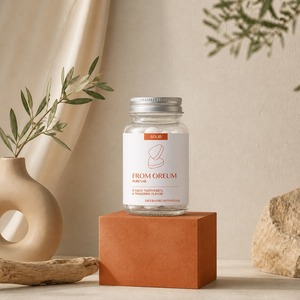 [FROM OREUM] Pasta Dental Sólida con Sabor a Mandarina de Jeju, 60 Tabletas para la Rutina Diaria de Cuidado Bucal - Product Image 1