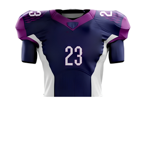 Maillots de football personnalisés en gros, coupe ample, col en V, maillots de rugby surdimensionnés, maillots noirs en mesh pour les fans de football américain - Product Image 4