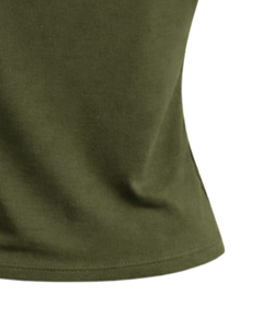 Camiseta Morada Orquídea para Mujer, Hombros Descubiertos, Manga Corta, Corte Ajustado, Informal, Verano, Algodón Suave, Fabricante OEM Personalizado - Product Image 6