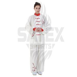 Custom Design Low MOQ 100% Cotton Kung Fu Uniform Art Team Wear Lightweight Custom Colors & Logo High Quality Set For Sale - Product Image 6