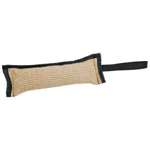 Mordedor de entrenamiento de yute de 9 x 29 cm para perros con asa - Product Image 1