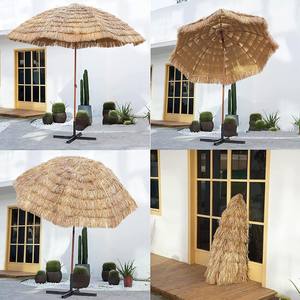 Parasol en paille de raphia pliable, écologique, pour extérieur, piscine, jardin, plage tropicale, patio, décoration intérieure, usage hôtelier - Product Image 3