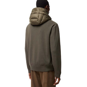 Veste matelassée pour homme en gros, personnalisable, avec capuche, pliable, avec poches, haute qualité, pour l'hiver - Product Image 5