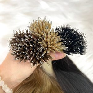 Nouveauté 2026, extensions de cheveux à pointes nano, super soyeuses, naturelles, ondulées, nombreuses couleurs, fournisseur de cheveux vierges vietnamiens - Product Image 1