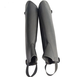 Custom Made Adults Perfect Choice Different Designs Mini <b>Half</b> <b>Chaps</b> Horse Riding Leather <b>Half</b> <b>Chaps</b> - Product Image 1