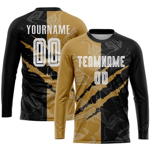 Camiseta de Fútbol Personalizada de Alta Calidad con Logotipo Bordado, Cuello Redondo, Diseño de Parches - Product Image 5