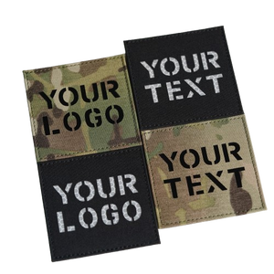 Écussons tactiques découpés au laser avec velcro, logo personnalisé, réfléchissants, fournisseur OEM pour vêtements - Product Image 2