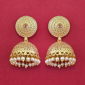 Compre Jhumki Antiguos Hechos a Mano con Baño de Oro, Calidad de Exportación 233104 - Product Image 1