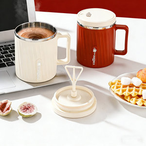 แก้วกาแฟสมูทตี้นมถั่วเหลืองไฟฟ้าสแตนเลส 304 ขนาด 500 มล. แก้วของขวัญอัตโนมัติ - Product Image 2