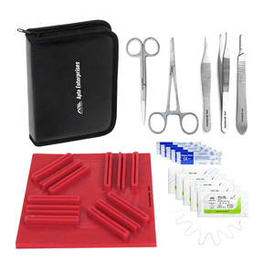 La formation en suture pour les étudiants en médecine comprend un coussinet de pratique de suture Kit de pratique de suture en gros Anatomie et biologie tout-en-un - Product Image 1