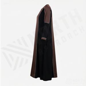 Abaya Larga Elegante para Mujer, Venta al por Mayor, Ropa Musulmana de Alta Calidad, Vestido Étnico de Manga Larga, Prenda Islámica Modesta - Product Image 3