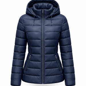 Chaqueta Acolchada Premium para Mujer con Capucha - Opciones Personalizadas de un Fabricante Directo de Fábrica - Product Image 1