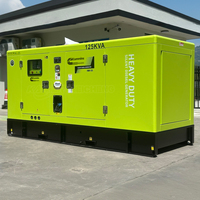 Generadores Diésel Silenciosos de 50kva, 60kva, 100kva, 125kva, 150kva, con Motor Cummins, 50/60Hz, Grupo Electrógeno para Obras de Construcción