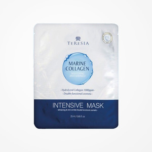 Produits de soin de la peau coréens K-Beauty Tersia Marine Collagen Intensive Mask Sheet Pack 10 feuilles Fabriqué en Corée - Product Image 1