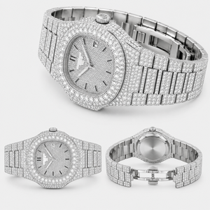 Luxury Hip Hop Customized Quartz Alloy Morden Moissanite <b>Watch</b> Pass Diamond Tester <b>Cheap</b> Price 41 MM VVS Moissanite High Quality - Product Image 6