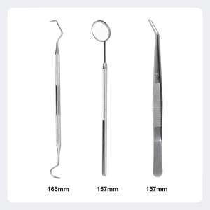 Kit de Examen Dental, Espejo para Blanqueamiento Dental, Pinzas, Instrumentos de Diagnóstico Dental Básicos, Instrumentos Quirúrgicos Dentales - Product Image 4