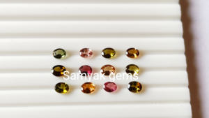 คุณภาพ3A 6มมพลอยพลอยสีชมพูทัวร์มาลีนหลายเหลี่ยมเพชรพลอยหลวมอัญมณีธรรมชาติราคาขายส่ง - Product Image 4