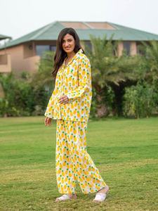 ชุดเดรสยาวถึงพื้นผ้าฝ้ายระบายอากาศได้ดีพิเศษสำหรับผู้หญิงชุดใส่เล่นสับปะรด - Product Image 3