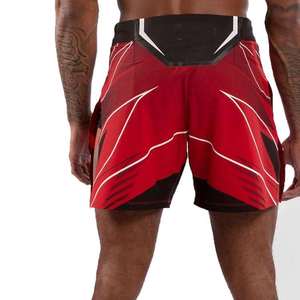 กางเกงชกมวย MMA สไตล์ไฮสตรีทสำหรับผู้ชาย พิมพ์ลายแบบรีดร้อนตามสั่ง ขายส่ง พร้อมผ้าระบายอากาศแห้งเร็ว - Product Image 3