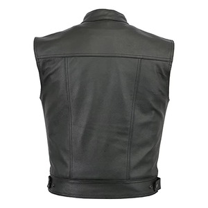 Veste en cuir de moto pour homme de haute qualité pour les activités de plein air |   Gilet en cuir pour homme de la meilleure qualité |   Vêtements de moto en cuir imperméables pour hommes - Product Image 3