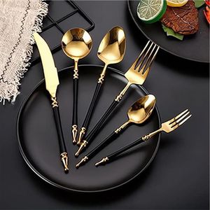 Luxury Handmade Copper Hammered Cutlery Set - Twisted Handle Stainless Steel <b>Flatware</b> 5pc Set for Wedding & Fine Dining Decor - Product Image 5
