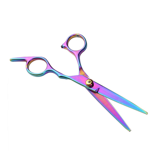 Comfortable <b>Left</b> & Right-<b>Handed</b> Professional Barber <b>Scissors</b> Sharp 4Cr13 Stainless Steel Construction Customized Colors - Product Image 3