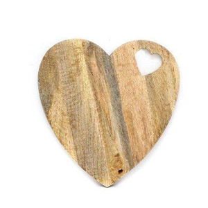 Planche à découper en bois artisanale moderne pour couper le fromage et la viande, en forme de cœur, planche à découper et à charcuterie, accessoires de cuisine - Product Image 5