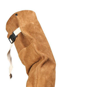 Manga de soldadura de cuero amarilla, ropa de protección laboral, ropa de seguridad para soldar - Product Image 2