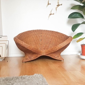 Silla de meditación de ratán ecológica de primera calidad, sillas de yoga tipo lotus, precio mayorista más bajo - Product Image 2