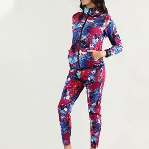 Hot Selling Women Sublimation Tracksuit Casual Wear New Design Adults Design Wholesale Price Women Sublimation Tracksuit - Product Image 4