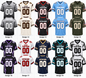 Camiseta de Fútbol Americano para Entrenamiento, Ligera, 100% Poliéster, Secado Rápido, Transpirable, Colores Personalizados - Product Image 5