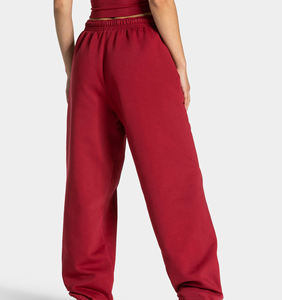 <b>Women</b>’s Relaxed Fleece Sweatpants Loose <b>Straight</b> <b>Leg</b> Casual Lounge Trousers Elastic Waistband Soft Comfort Everyday Streetwear - Product Image 2