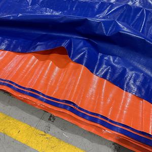 Bâche en PE robuste, haute durabilité, couleur bleu-orange, grande capacité, tailles et couleurs au choix, couverture de toit imperméable - Product Image 5
