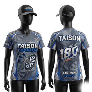 Premium 160 GSM Polyester Micro Mesh <b>Dart</b> Jersey Full Sublimation Custom Name Number Team Wear - Product Image 5