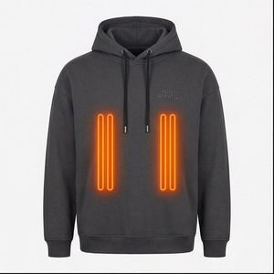 Sweat-shirt à capuche pour homme North Approach, imprimé lumineux, coupe classique, décontracté, automne, gris foncé, avec logo sur le devant - Product Image 1
