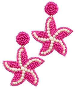 Pendiente BOHO de diseño de estrella con bordado de cuentas hecho a mano de primera calidad con estilo de alta calidad para chicas hermosas de Hiba Enterprises - Product Image 2