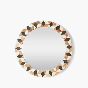 กระจกติดผนังลายดอกไม้สีเขียวหรูหรา พร้อมกรอบกระจกตกแต่งทำมือสำหรับตกแต่งบ้าน - Product Image 6