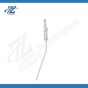 Tube d'aspiration Frazier en acier inoxydable, instrument chirurgical d'aspiration avec contrôle par le doigt pour la neurochirurgie et la chirurgie générale - Product Image 6