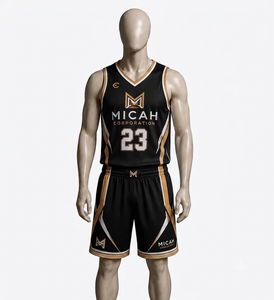 Uniformes de Baloncesto Personalizados de Micah Corporation - Pantalones Cortos 100% Poliéster Impresos Transpirables Unisex para Equipos - Rendimiento Profesional - Product Image 1