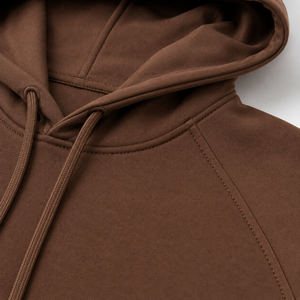 Sweat-shirt à capuche marron pour femme, couleur unie, manches longues, pull tricoté avec poches, vêtements décontractés pour l'automne - Product Image 3