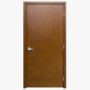 Porte coupe-feu en bois de qualité supérieure, porte intérieure de luxe pour chambres d'hôtes et sorties de secours, disponible à la vente - Product Image 1