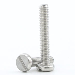 Unique Design PAN HEAD SLOTTED <b>SCREW</b> Durable Metal Fastener for Industrial Machinery Hardware Furniture Assembly and General - Product Image 2