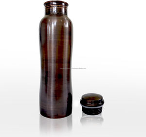 ขวดน้ำทองแดงอายุรเวท1ลิตรสำหรับเล่นกีฬาท่องเที่ยวโยคะยิมออฟฟิศและเดินป่าสำหรับใช้ในชีวิตประจำวันและของขวัญ - Product Image 2