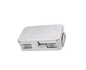 Caja de Almacenamiento de Instrumentos Veterinarios de Acero Inoxidable con Tapa, Caja de Esterilización Quirúrgica, Acabado Personalizable, Alta Calidad, KAHLU - Product Image 1