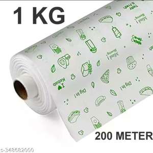 Rollo de Papel para Hornear Reciclable, Antiadherente, Absorbente de Aceite, Resistente a la Grasa, Hecho a Mano y Personalizable, con Recubrimiento de Cera, para Envolver Regalos - Product Image 1