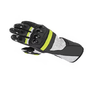 Guantes de cuero para motocicleta, antideslizantes, transpirables, de dedo completo, para deportes al aire libre, unisex, de cuero vacuno, color personalizado. - Product Image 3