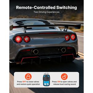 Kit Valvola di Scarico Elettrica Universale in Acciaio Inox da 2,5 Pollici, Sistema di Scarico Tuning con Telecomando - Product Image 3