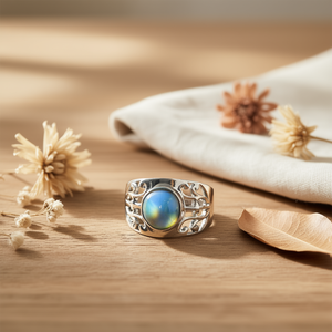 Designer 3.4 Grams Fine <b>Labradorite</b> <b>Ring</b> - Product Image 3